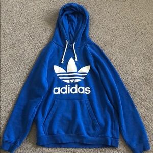 Royal Blue adidas hoodie.